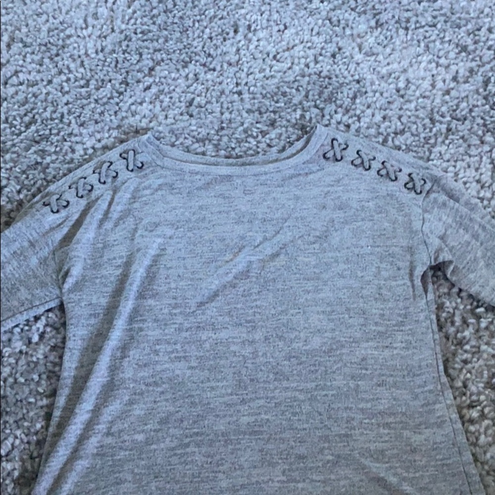 Soft Light Grey Long Sleeve Shirt